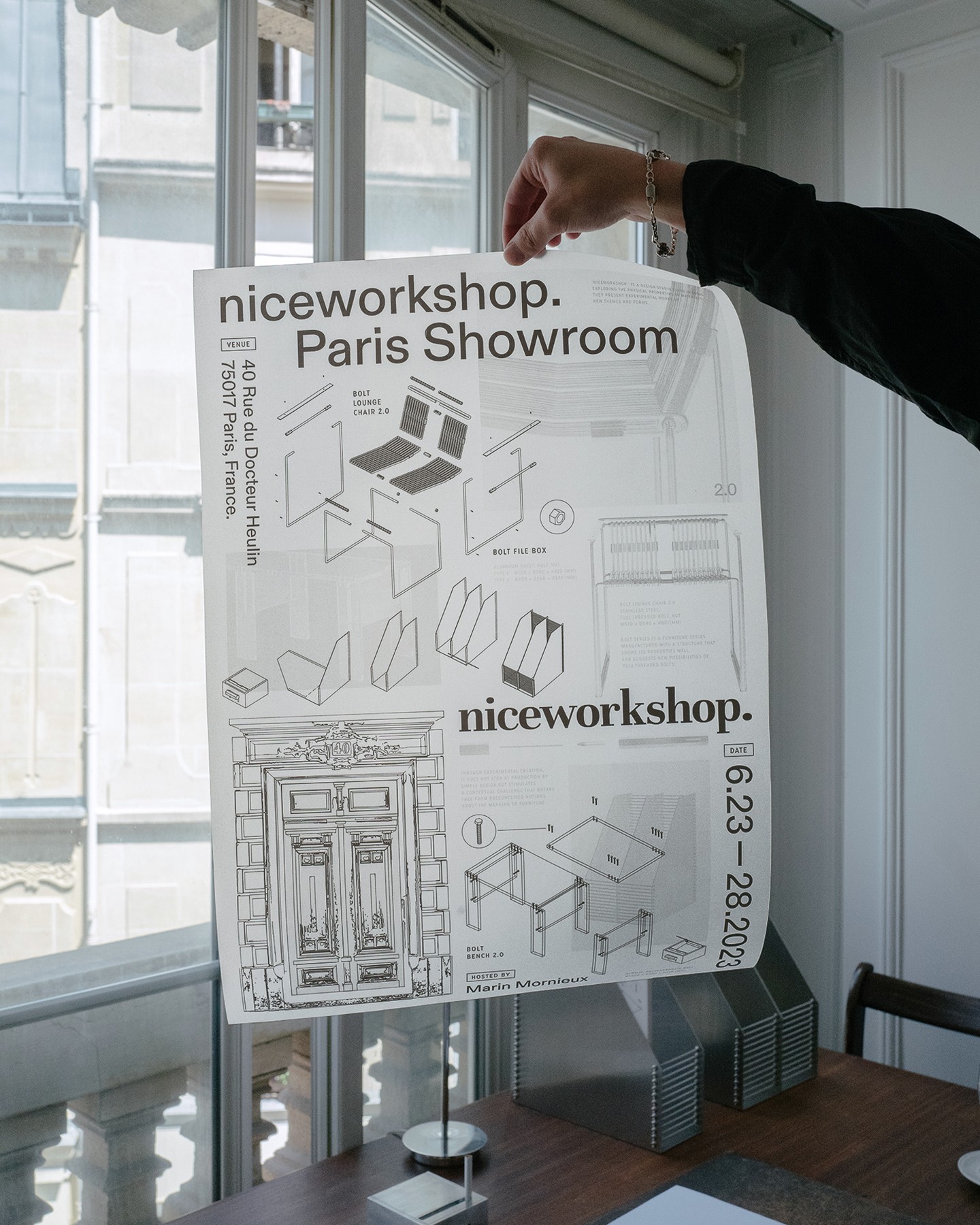 Exhibition poster by Jaehoon Choi c/o Studio Werk — limited edition print