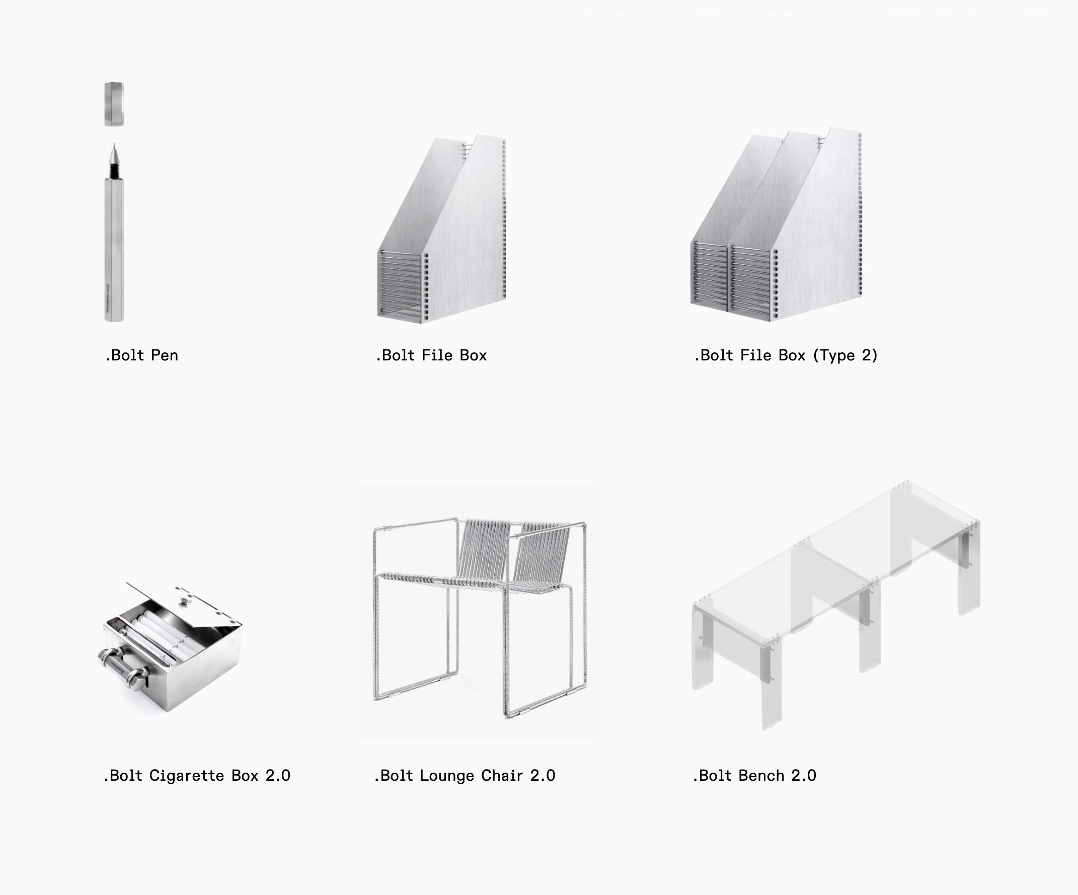 Niceworkshop's line, first time shown in Europe
