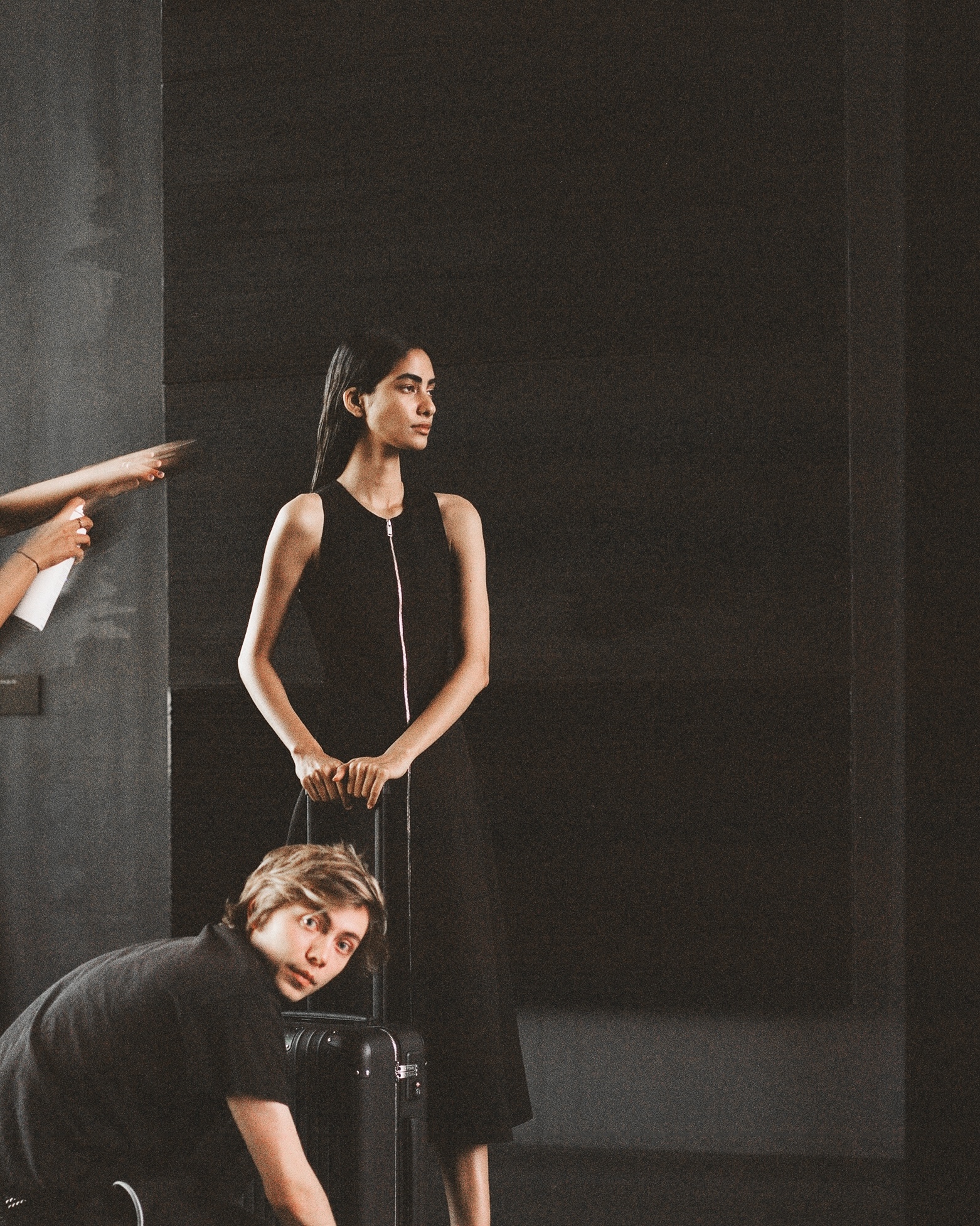 Stolen picture at the Musée Soulages (Jack Day for RIMOWA)